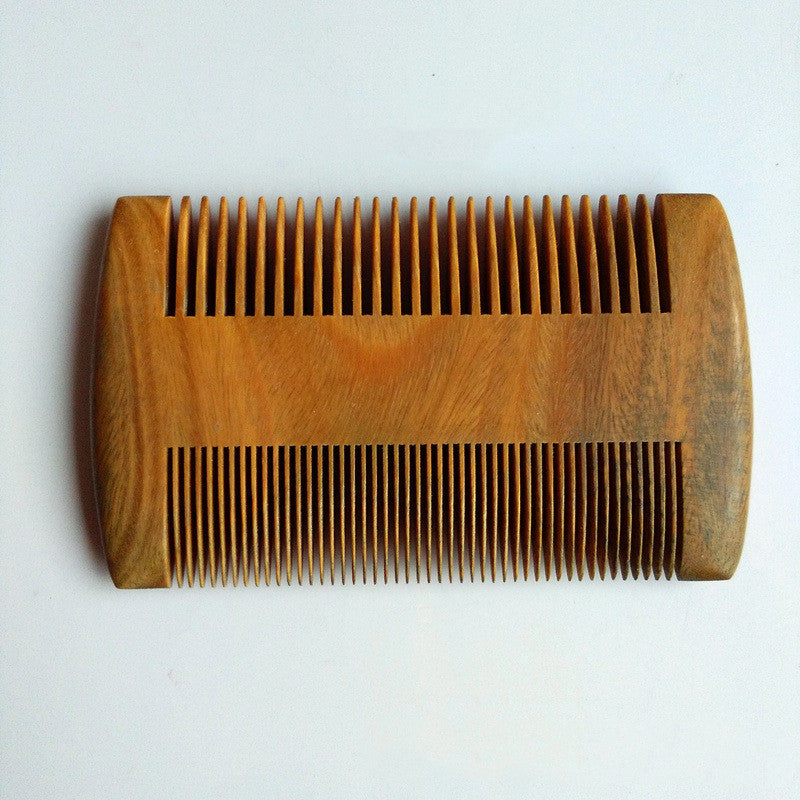 Simple Retro Double-sided Peach And Beech Comb